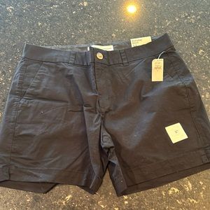 NWT, Old Navy, black everyday shorts, size 12, 5 inch inseam